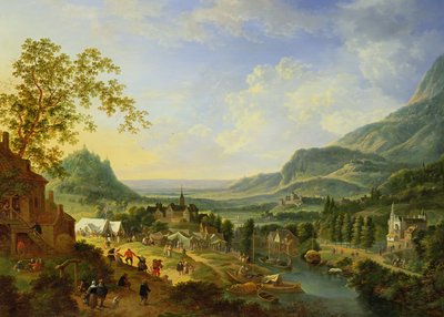 A Village Fete in the Rhine Valley by Jan the Elder Griffier